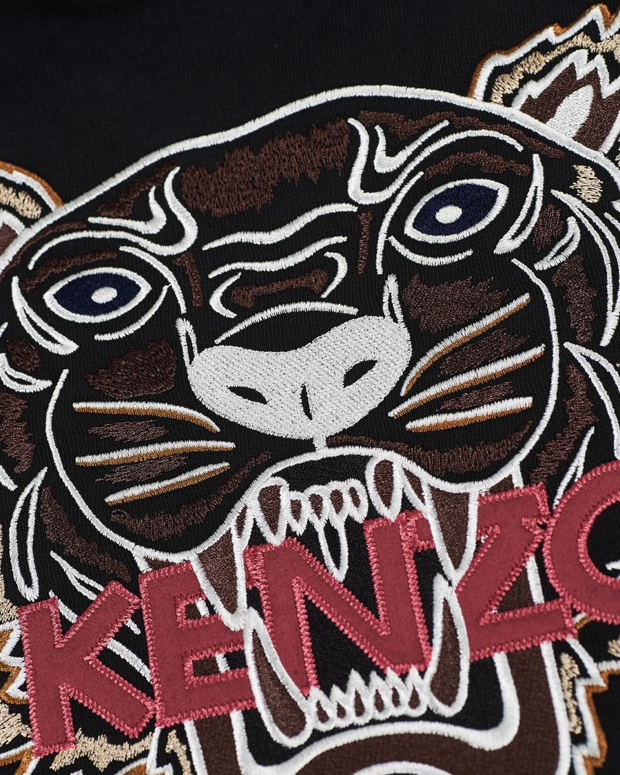 Homme | Pulls Et Tricots | KENZO | Icon Tiger Hoodie Black