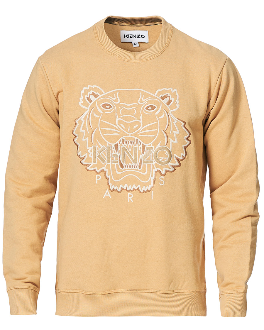 Heren | Truien | KENZO | Icon Tiger Sweatshirt Beige