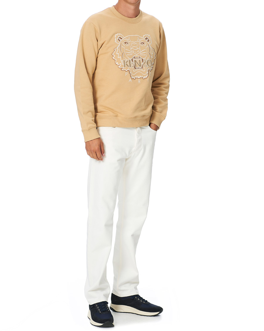 Heren | Truien | KENZO | Icon Tiger Sweatshirt Beige