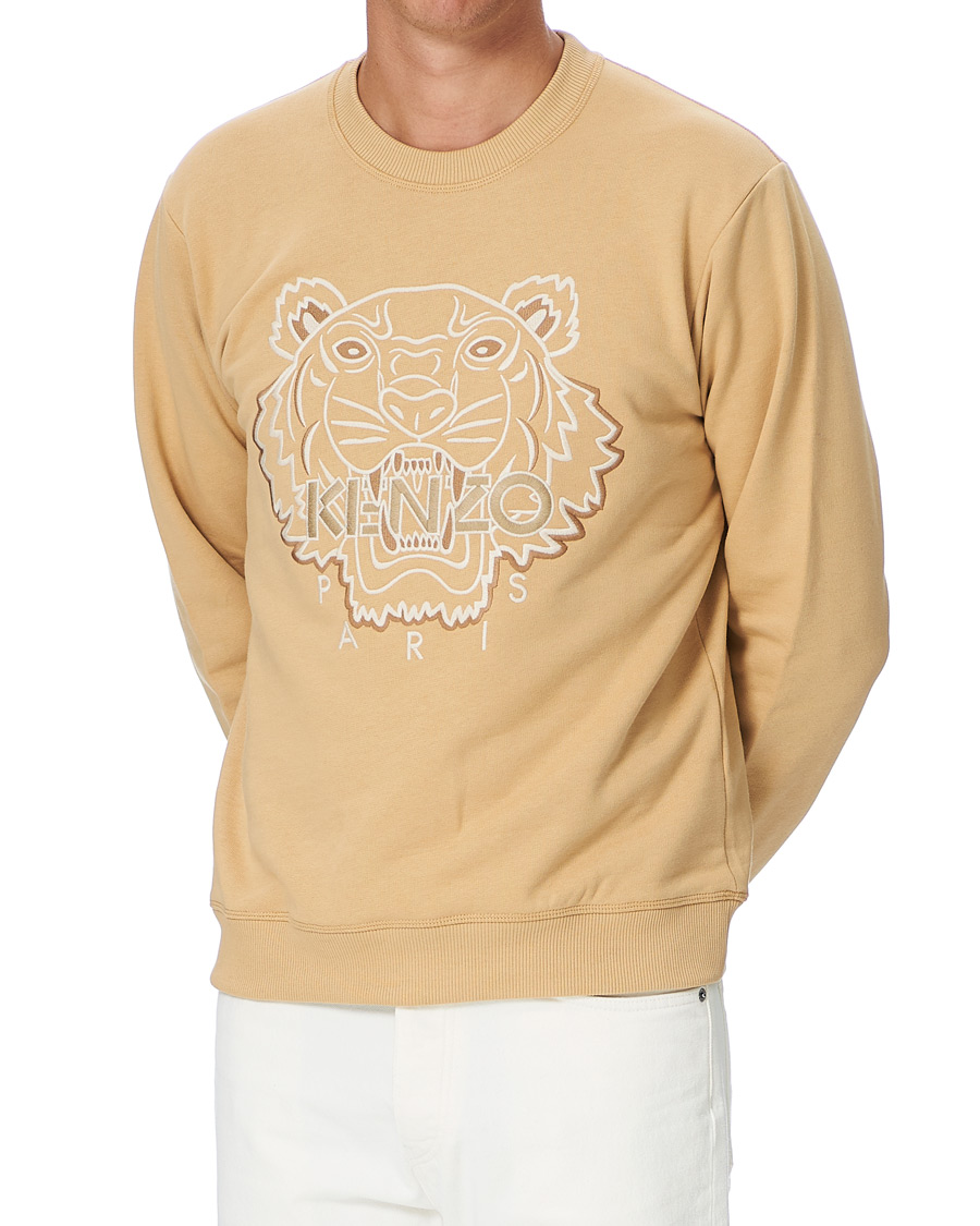 Heren | Truien | KENZO | Icon Tiger Sweatshirt Beige