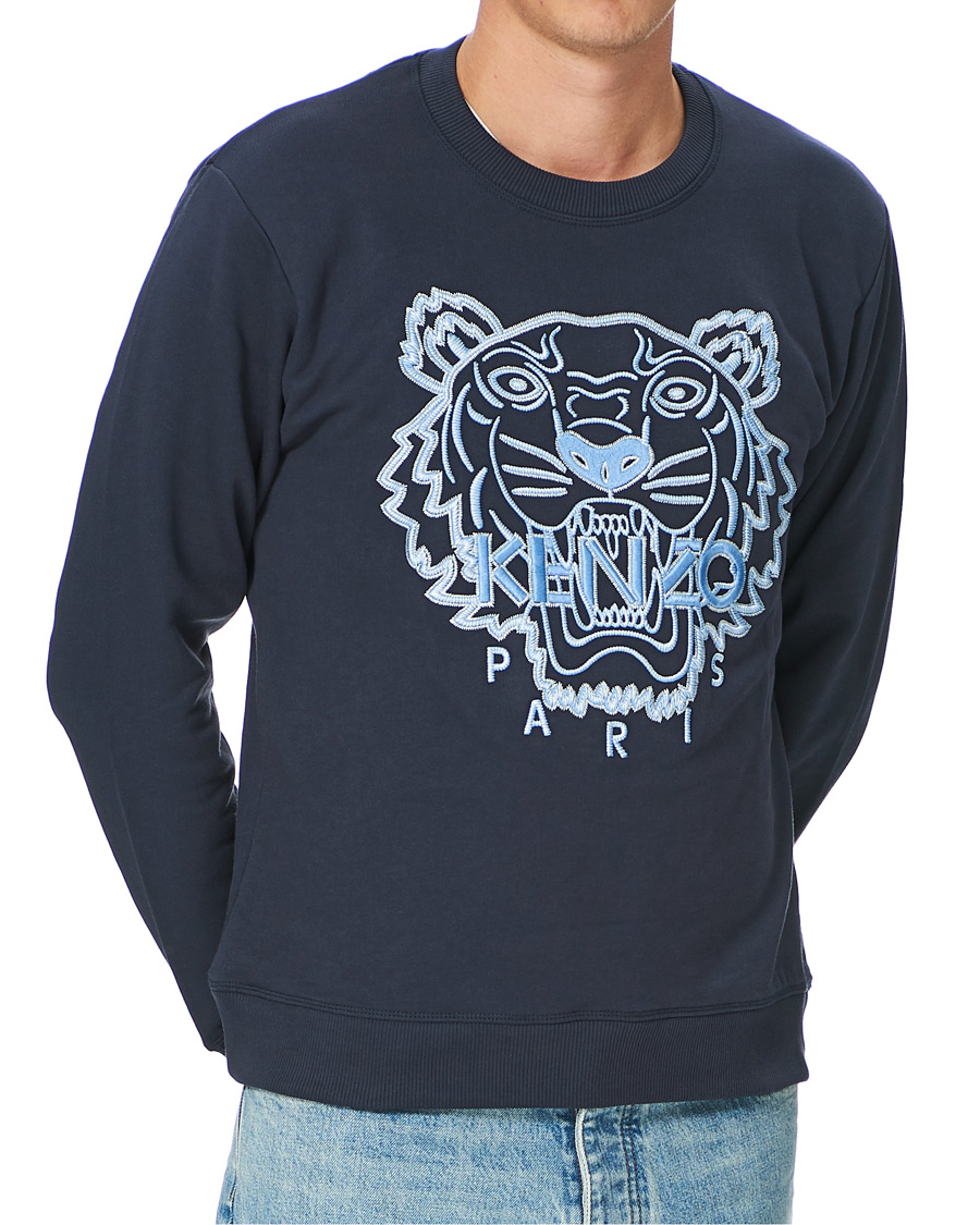 Homme | Pulls Et Tricots | KENZO | Icon Tiger Sweatshirt Navy