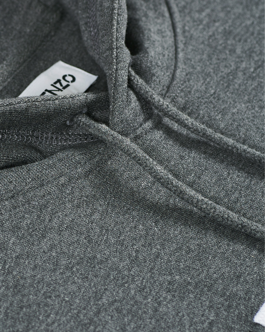 Heren | Truien | KENZO | Logo Multicolor Oversize Hoodie Grey Heather