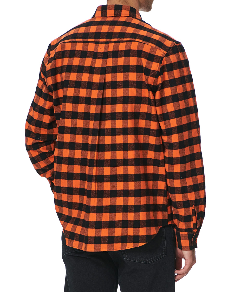 Homme | Chemises | KENZO | Flannel Shirt Orange Check