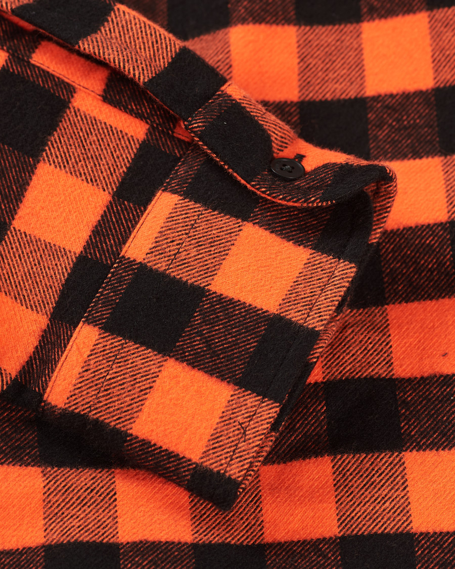 Homme | Chemises | KENZO | Flannel Shirt Orange Check