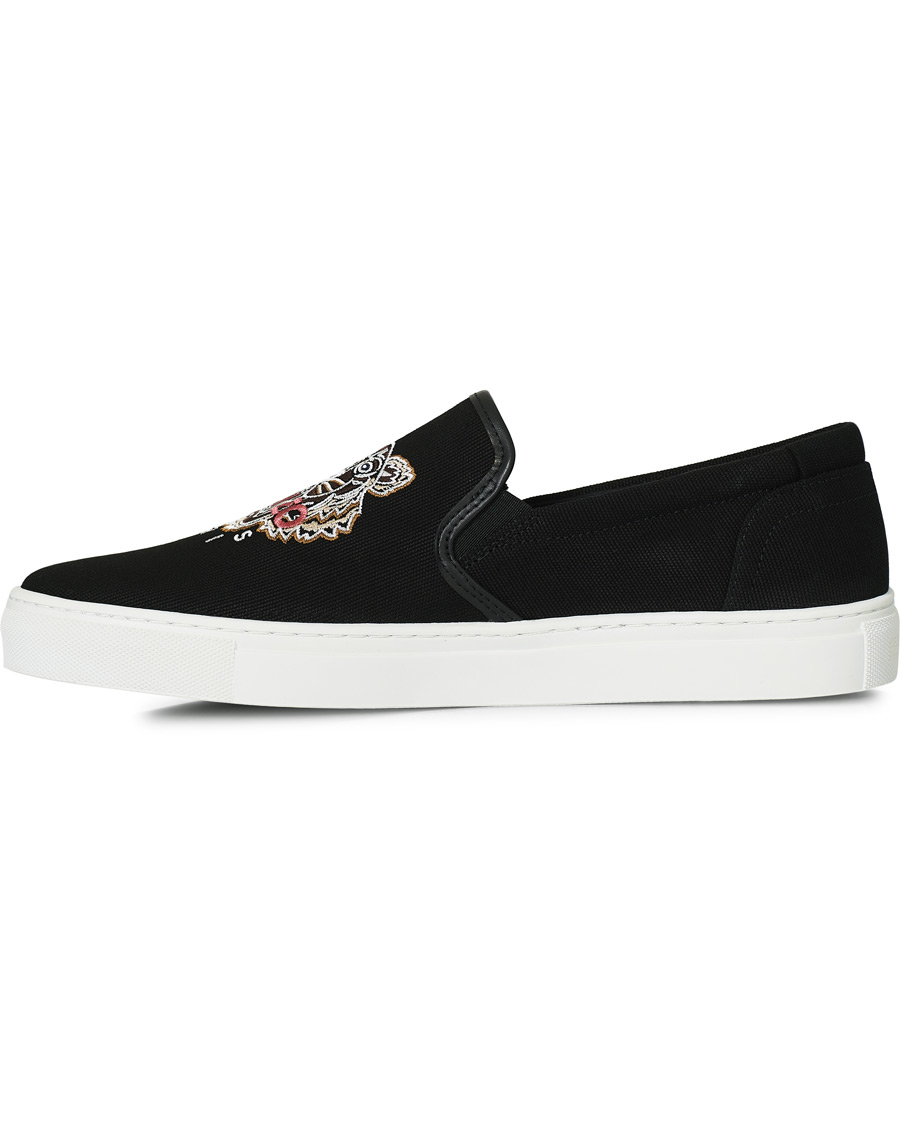 Homme | KENZO Tiger Slip On Sneaker Black | KENZO | Tiger Slip On Sneaker Black