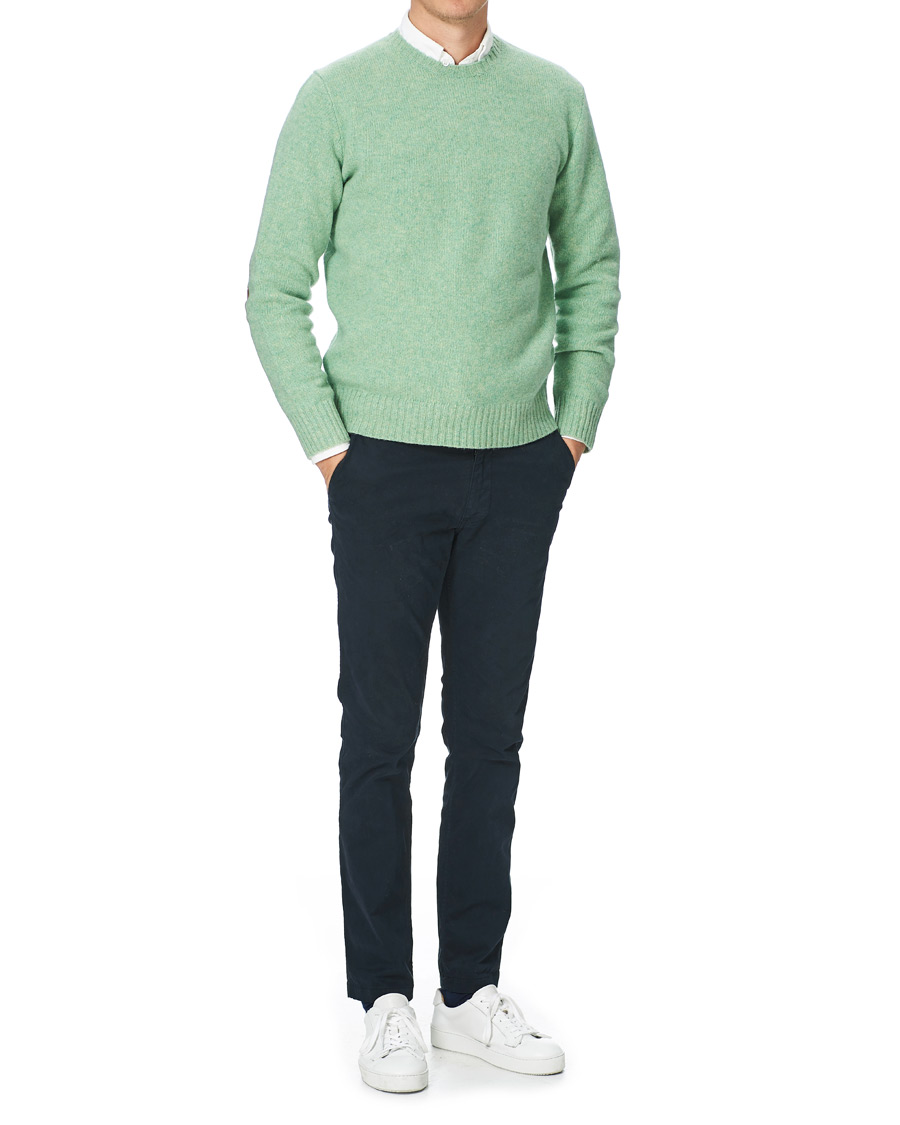 Homme | Pulls Et Tricots | Polo Ralph Lauren | Wool/Cashmere Knitted Crew Neck Sweater Seafoam Green