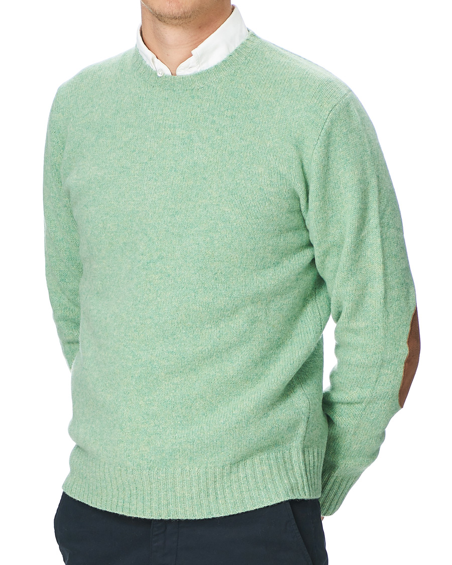 Homme | Pulls Et Tricots | Polo Ralph Lauren | Wool/Cashmere Knitted Crew Neck Sweater Seafoam Green