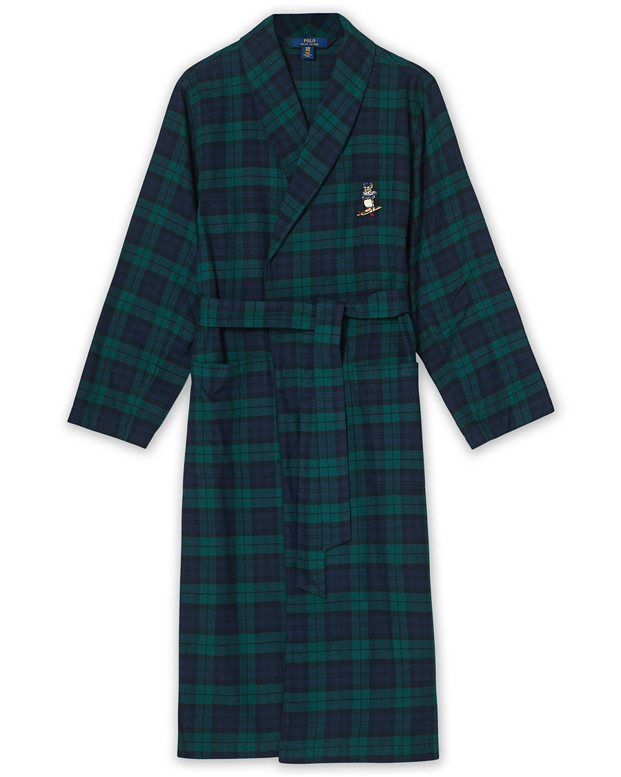 Homme | Peignoirs Et Pyjamas | Polo Ralph Lauren | Shawl Bear Robe Blackwatch Plaid