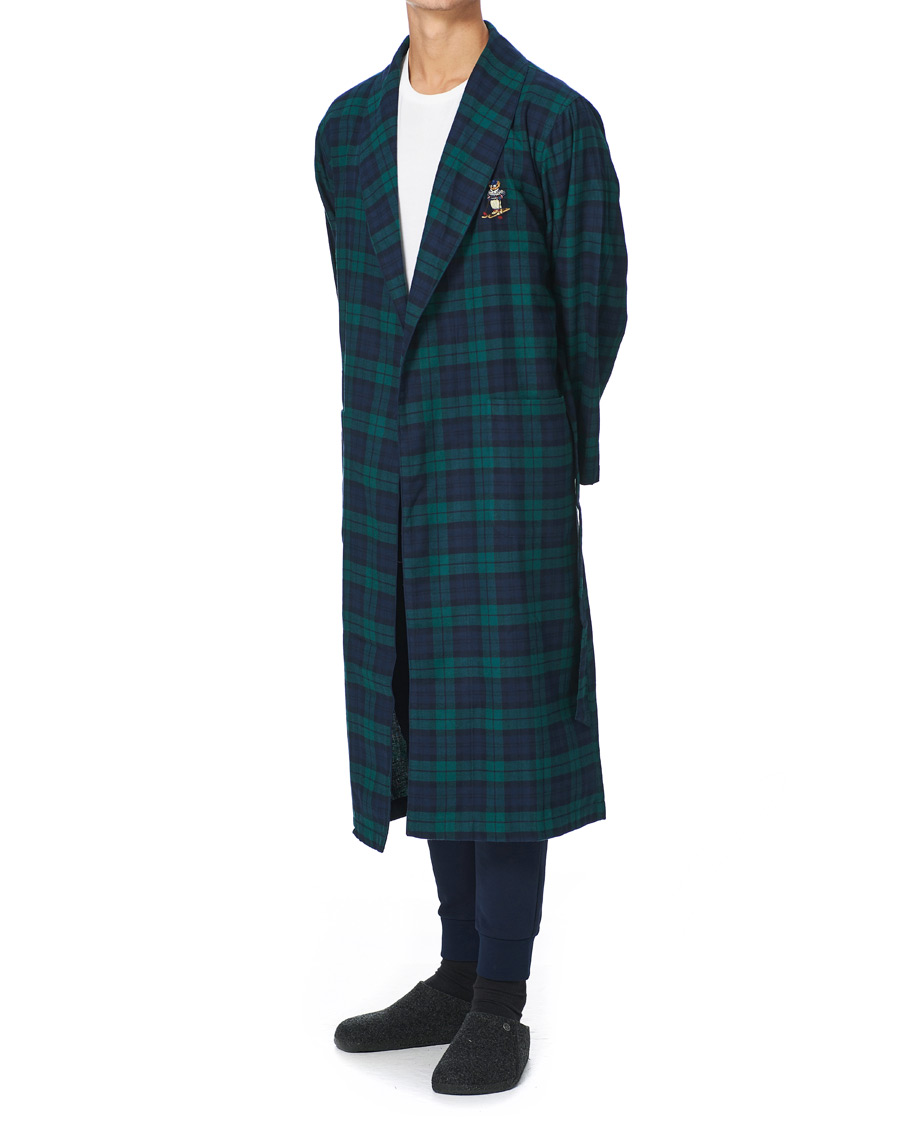 Homme | Peignoirs Et Pyjamas | Polo Ralph Lauren | Shawl Bear Robe Blackwatch Plaid