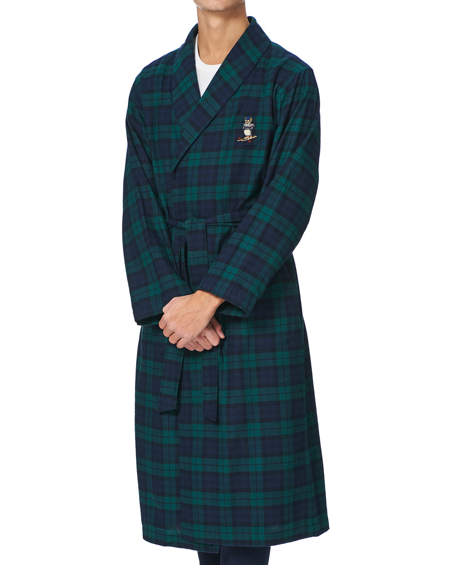 Homme | Peignoirs Et Pyjamas | Polo Ralph Lauren | Shawl Bear Robe Blackwatch Plaid