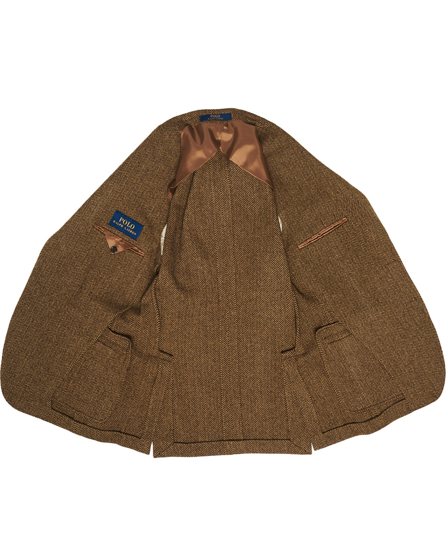 Homme | Blazers | Polo Ralph Lauren | Herringbone Sportcoat Brown