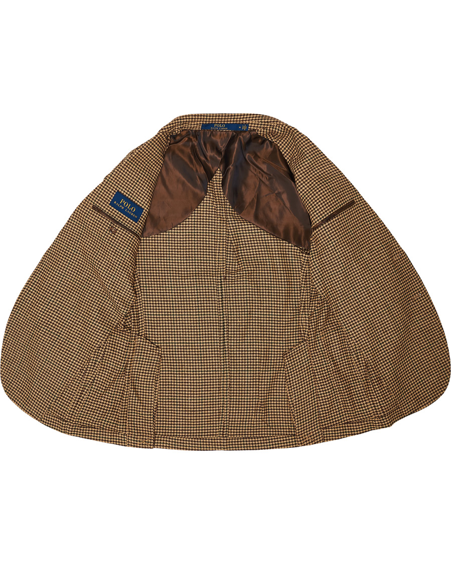 Homme | Blazers | Polo Ralph Lauren | Harvard Guncheck Wool Blazer Khaki
