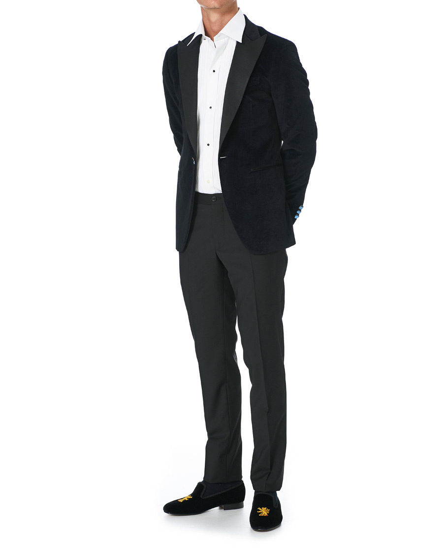 Homme | Blazers | Etro | Soft Velvet Dinner Jacket Black