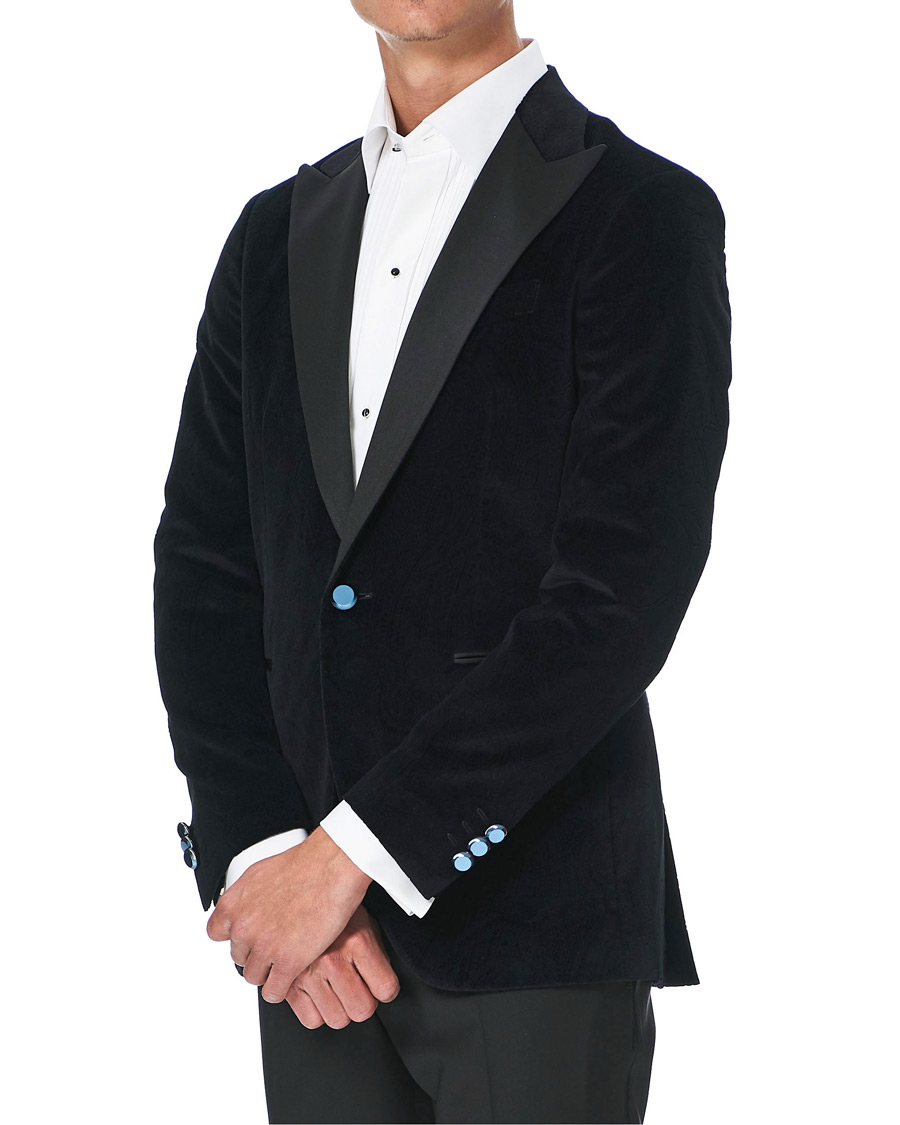 Homme | Blazers | Etro | Soft Velvet Dinner Jacket Black