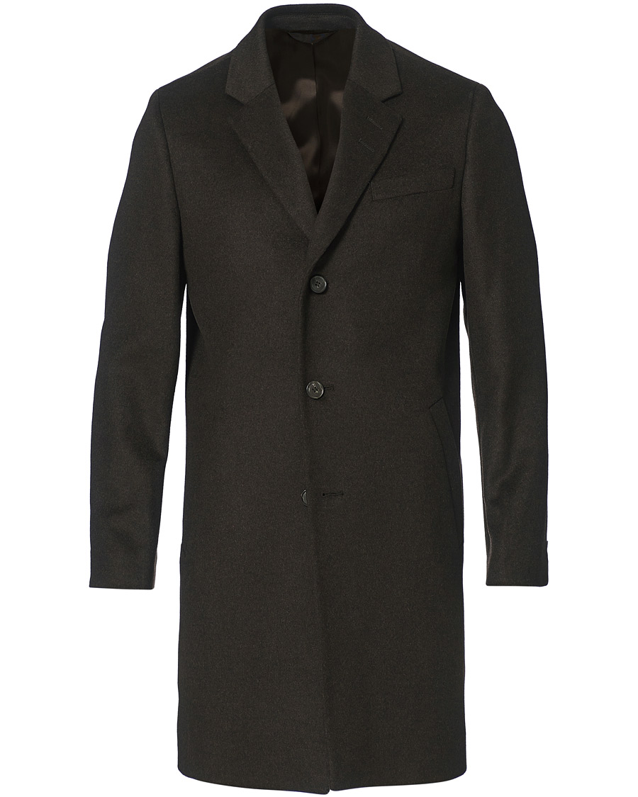 Homme | Manteaux Et Vestes | Tiger of Sweden | Cempsey Wool/Cashmere Coat Dark Chokolate