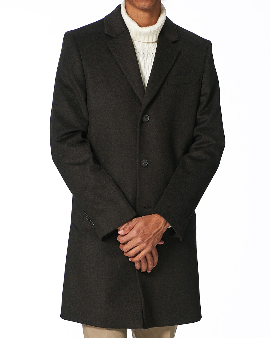 Homme | Manteaux Et Vestes | Tiger of Sweden | Cempsey Wool/Cashmere Coat Dark Chokolate