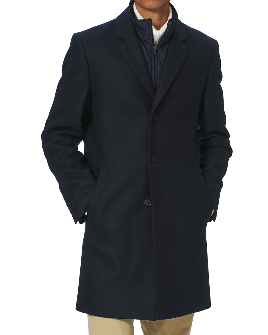 Homme | Manteaux Et Vestes | Tiger of Sweden | Netley Wool Coat Navy