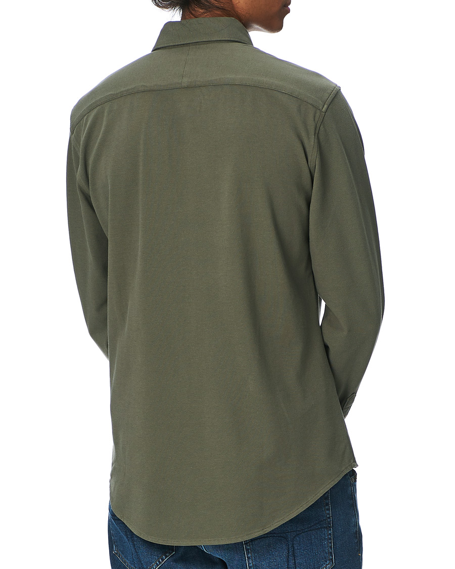 Homme | Chemises | Tiger of Sweden | Fenald Piquet Shirt City Green