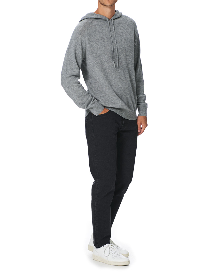 Homme | Pulls Et Tricots | Tiger of Sweden | Nakkne Wool Hoodie Med Grey Mel