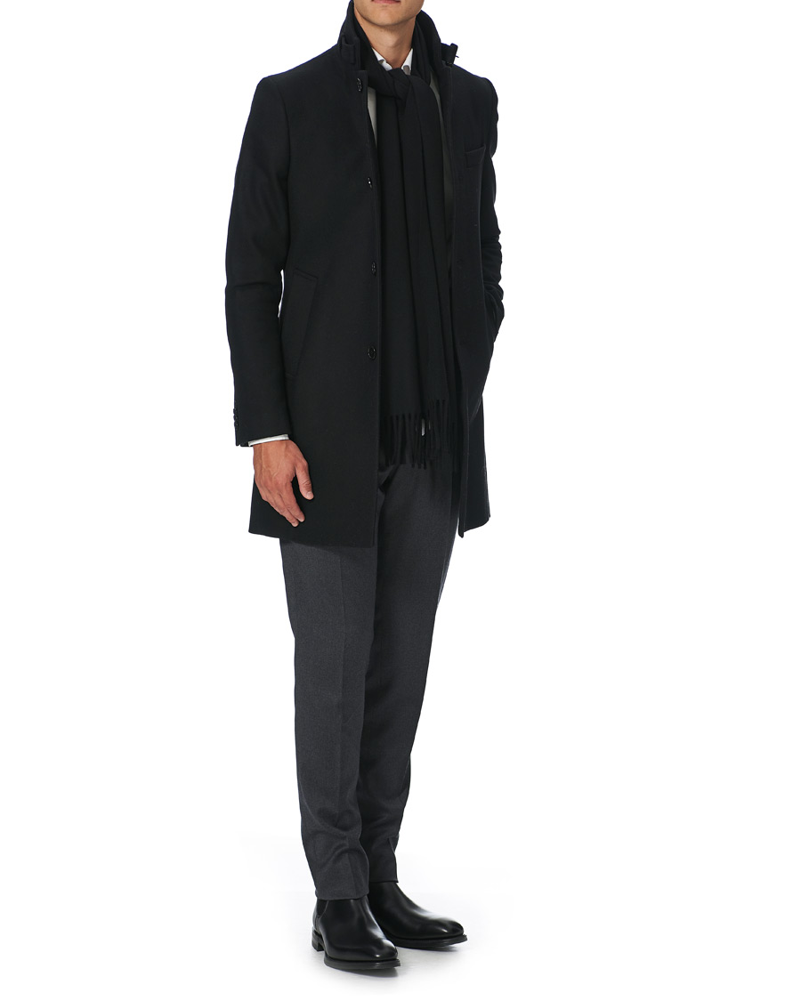 Homme | Tiger of Sweden Sylan Wool Scarf Black | Tiger of Sweden | Sylan Wool Scarf Black