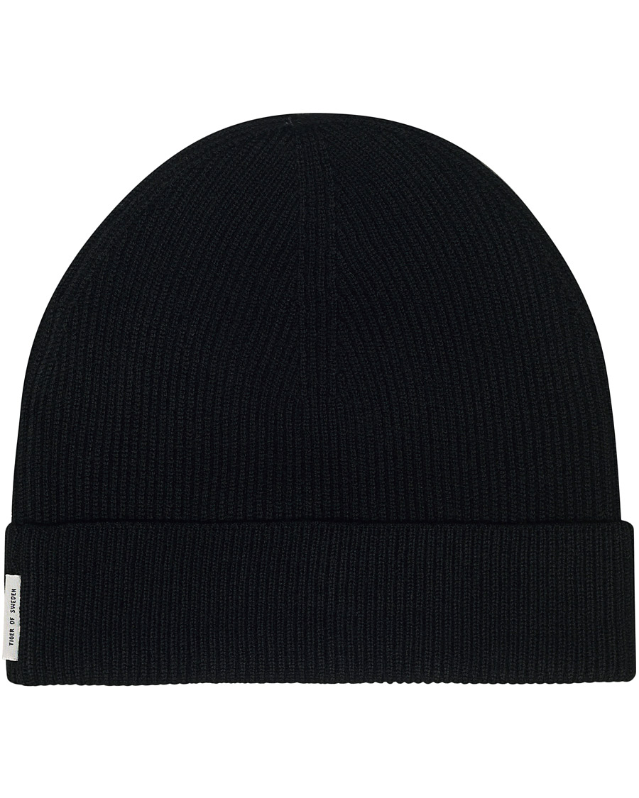 Homme | Tiger of Sweden Hedqvist Wool Beanie Black | Tiger of Sweden | Hedqvist Wool Beanie Black