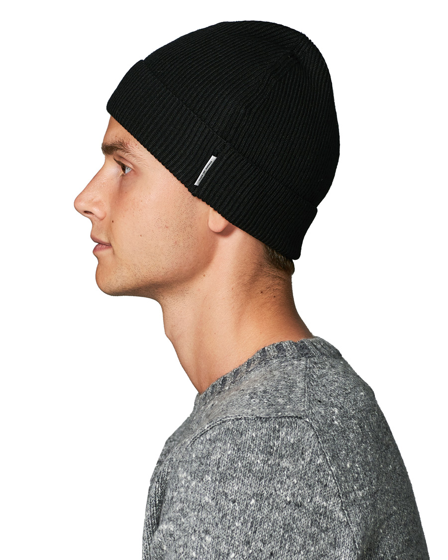 Homme | Tiger of Sweden Hedqvist Wool Beanie Black | Tiger of Sweden | Hedqvist Wool Beanie Black