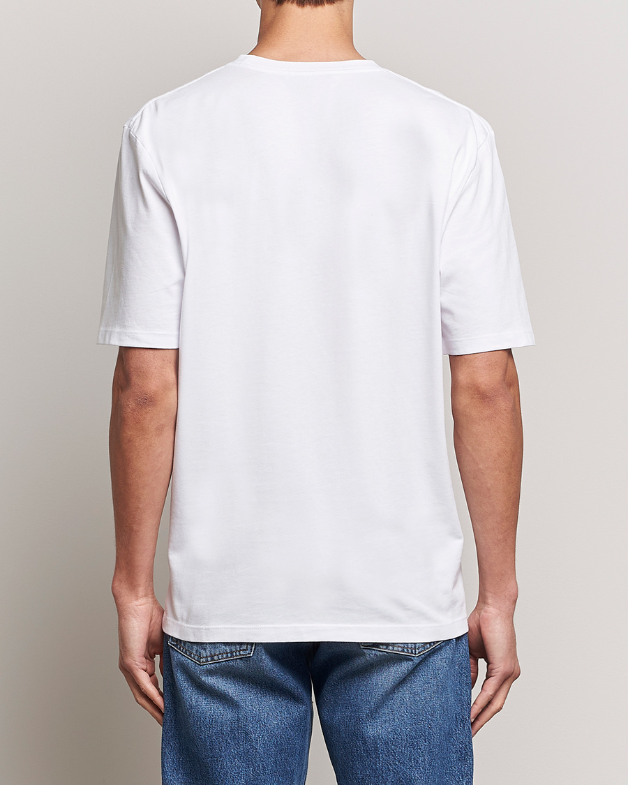 Heren | T-shirts | Tiger of Sweden | Pro Cotton Logo Tee Bright White