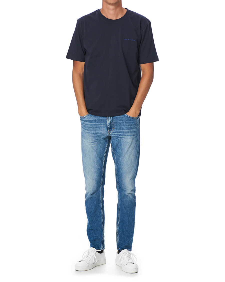 Homme | T-shirts | Tiger of Sweden | Pro Cotton Logo Tee Light Ink