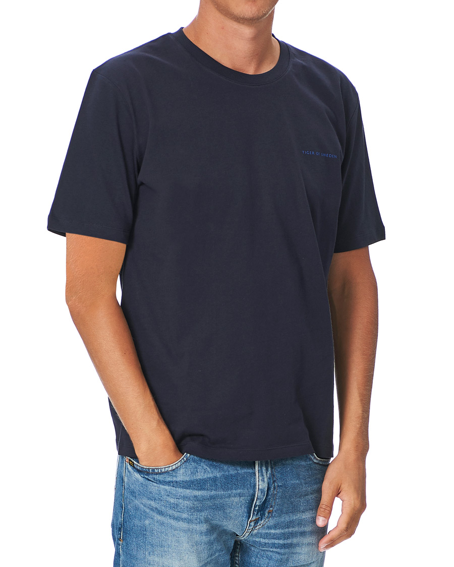 Homme | T-shirts | Tiger of Sweden | Pro Cotton Logo Tee Light Ink