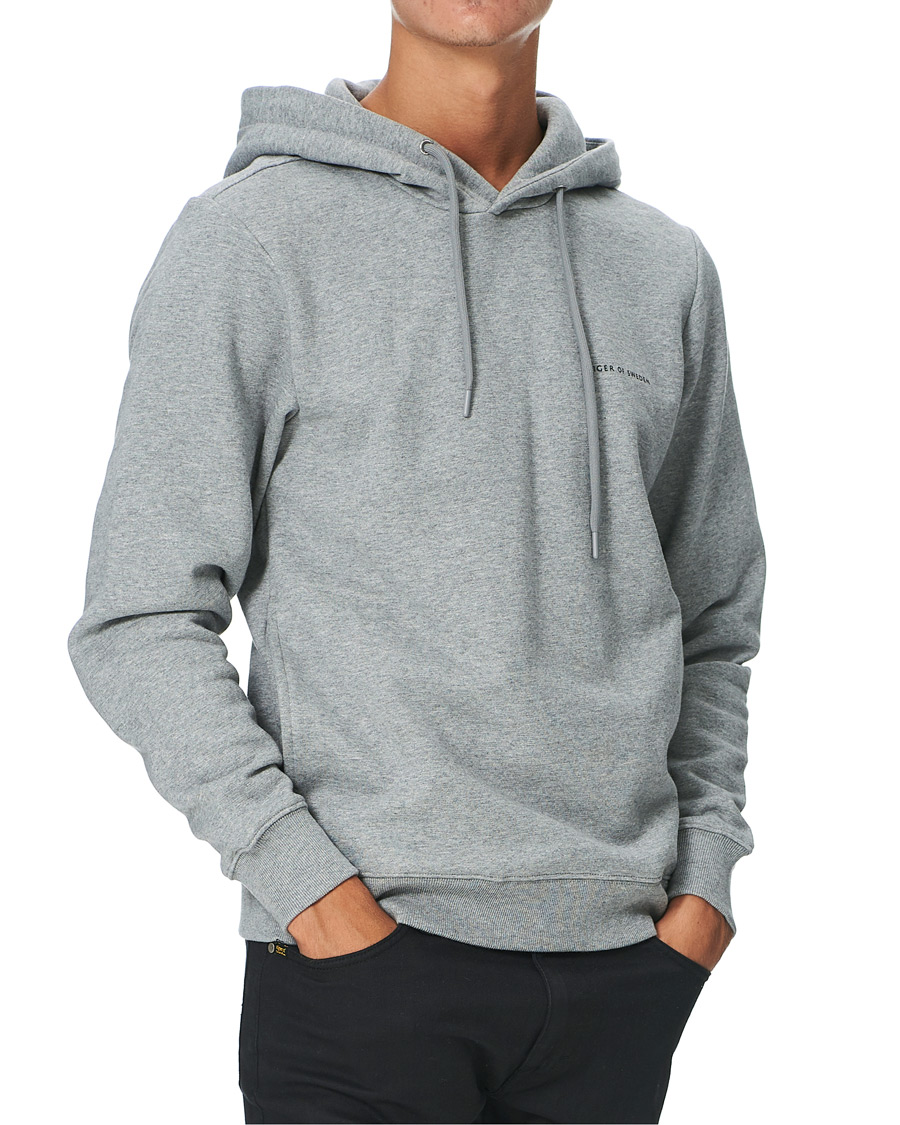 Homme | Pulls Et Tricots | Tiger of Sweden | Dominick Cotton Hoodie Mid Grey Mel