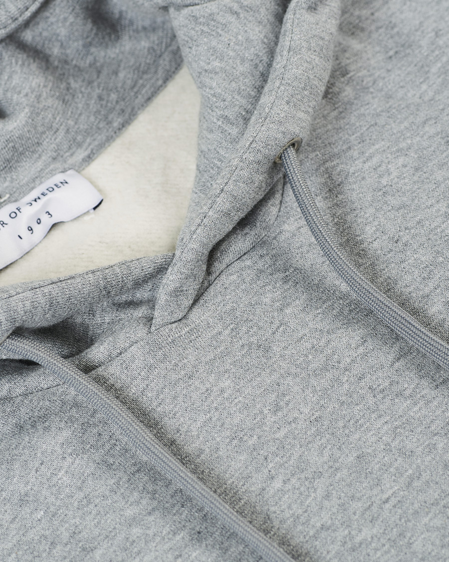 Homme | Pulls Et Tricots | Tiger of Sweden | Dominick Cotton Hoodie Mid Grey Mel