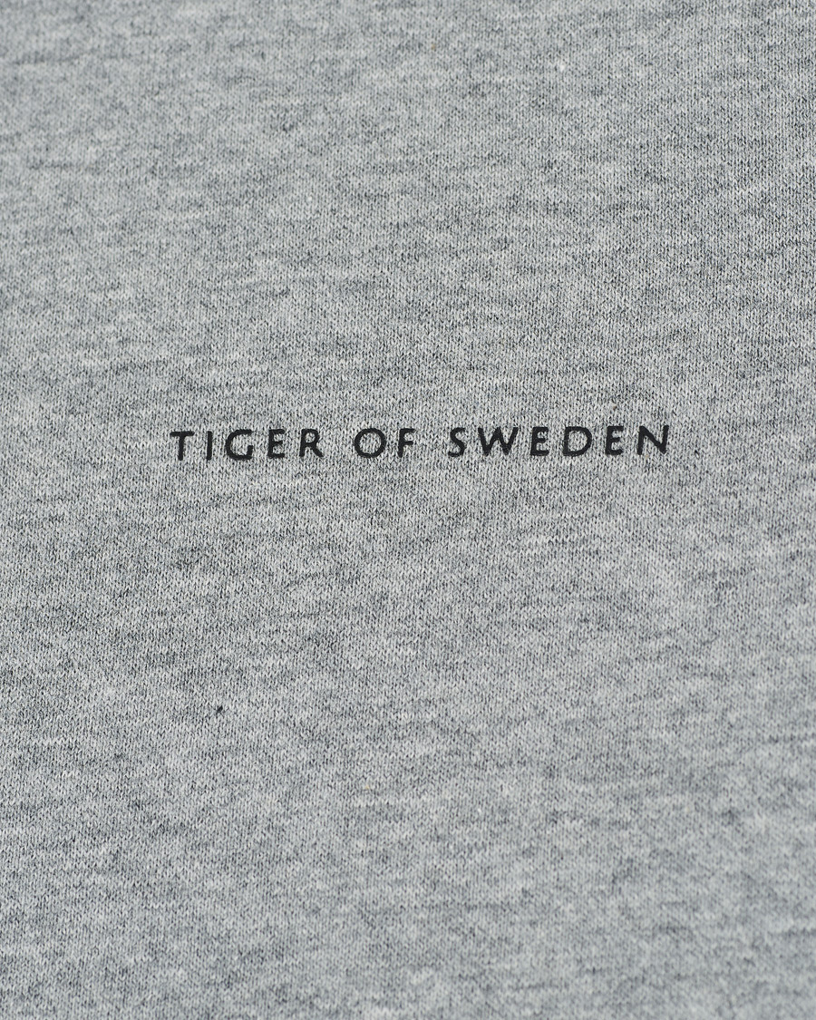 Homme | Pulls Et Tricots | Tiger of Sweden | Dominick Cotton Hoodie Mid Grey Mel