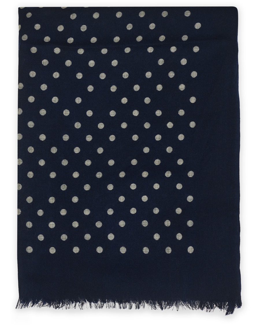 Homme | Altea Printed Dots Scarf Navy | Altea | Printed Dots Scarf Navy