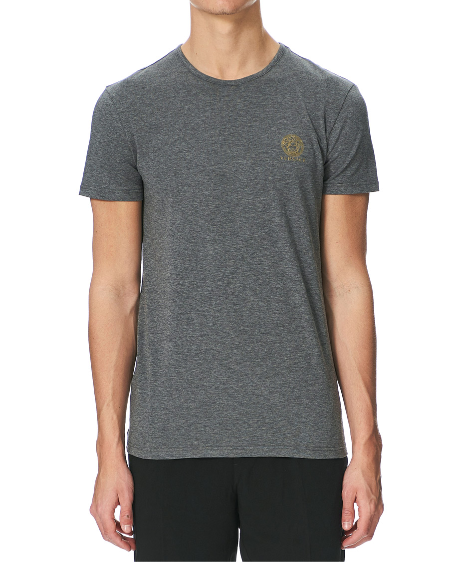 Homme | T-shirts | Versace | Medusa Tee Grey Melange