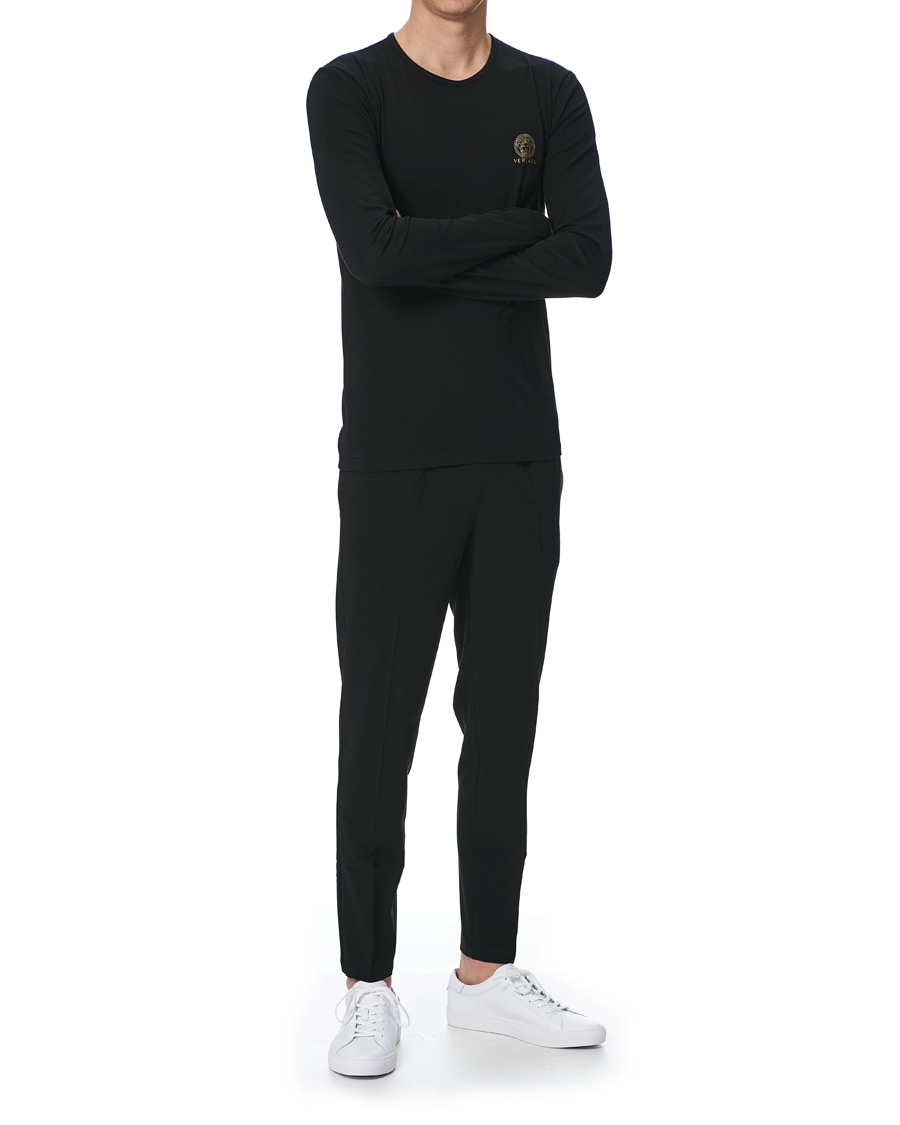 Homme | T-shirts | Versace | Medusa Long Sleeve Tee Black