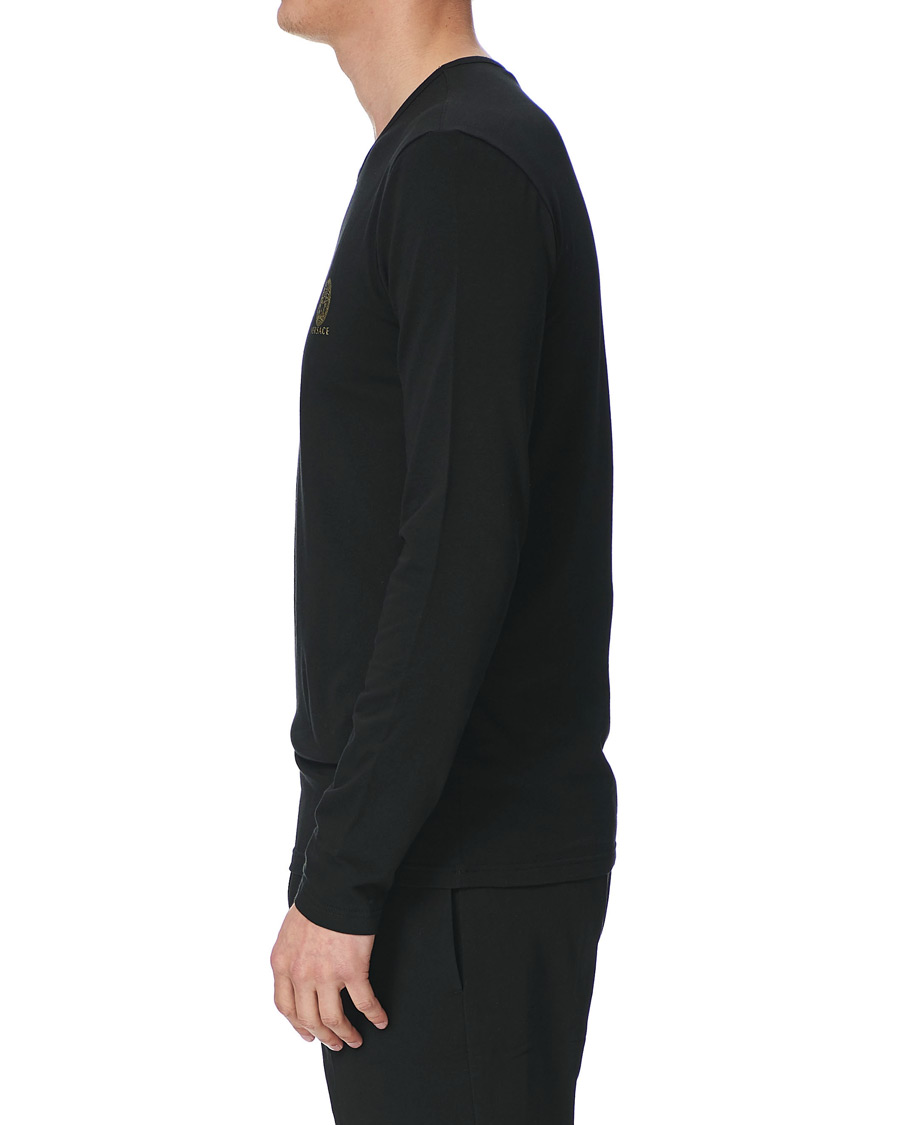 Homme | T-shirts | Versace | Medusa Long Sleeve Tee Black