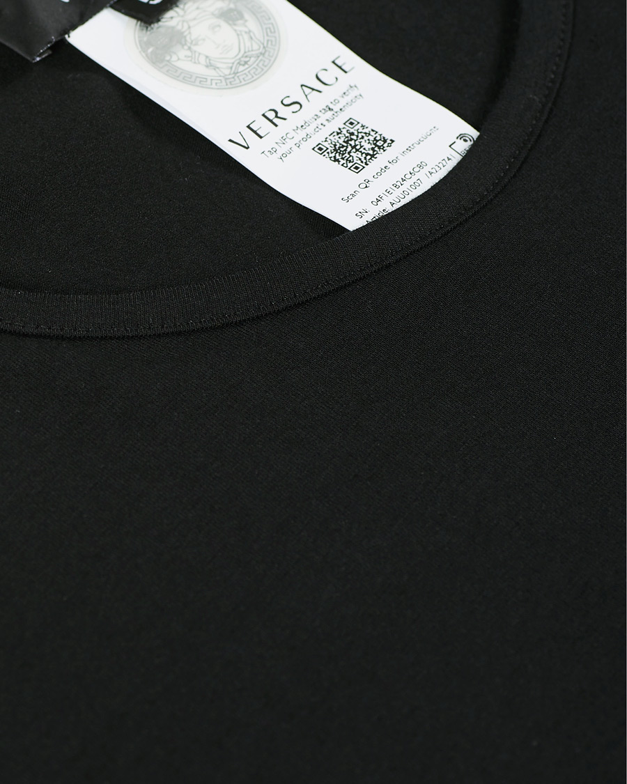 Homme | T-shirts | Versace | Medusa Long Sleeve Tee Black