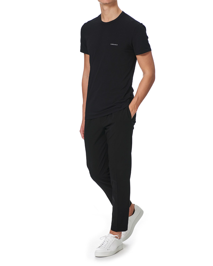 Heren | T-shirts | Versace | Logo Tee Black