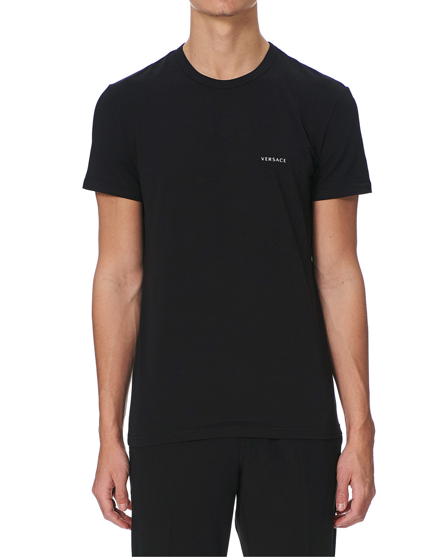 Heren | T-shirts | Versace | Logo Tee Black