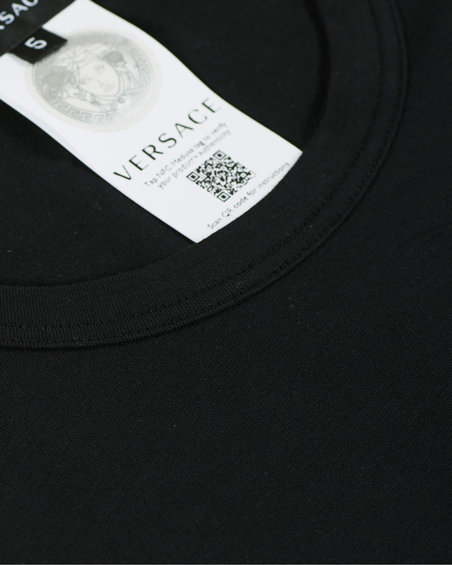 Heren | T-shirts | Versace | Logo Tee Black