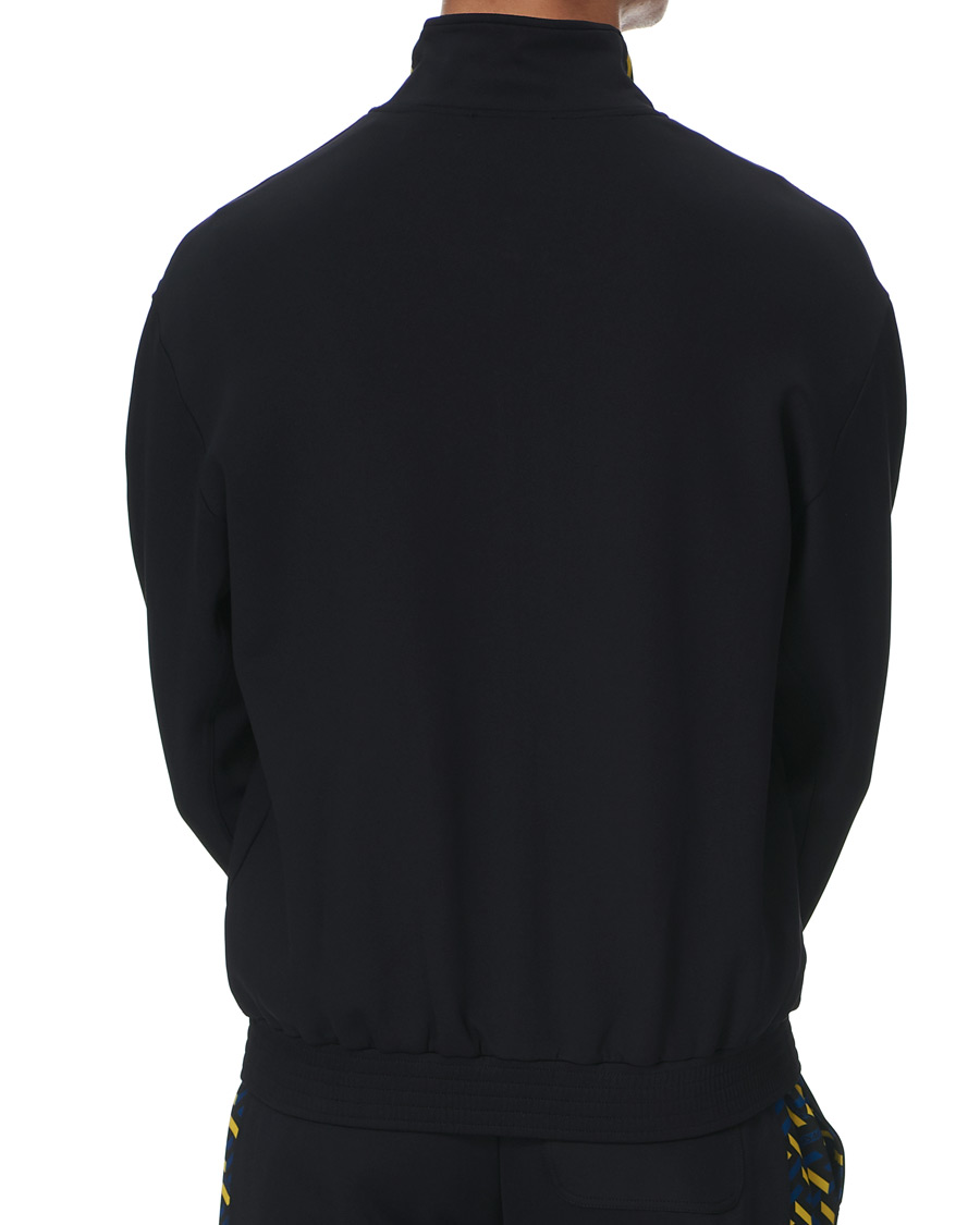 Homme | Pulls Et Tricots | Versace | Monogram Zip Sweater Navy