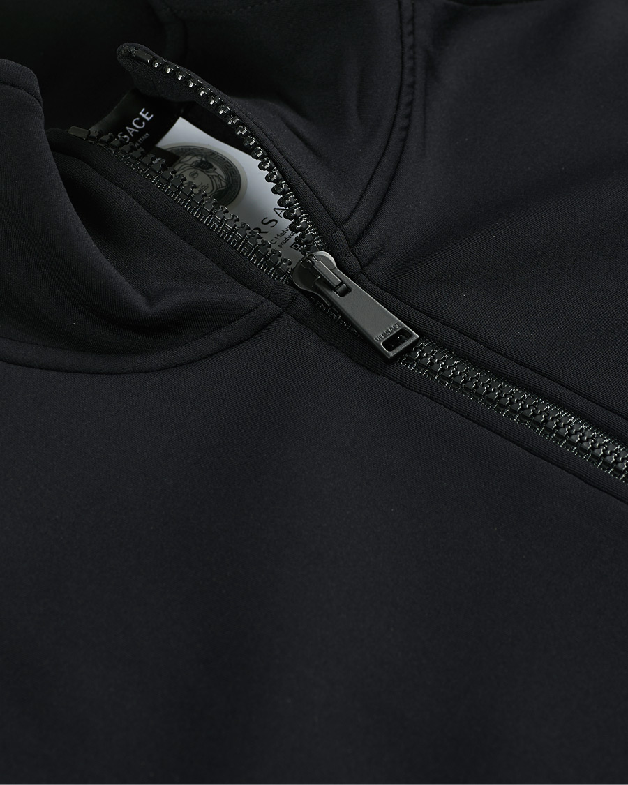 Homme | Pulls Et Tricots | Versace | Monogram Zip Sweater Navy