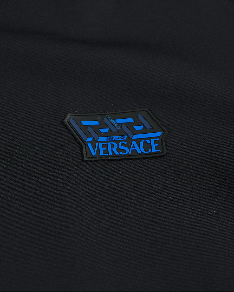 Homme | Pulls Et Tricots | Versace | Monogram Zip Sweater Navy