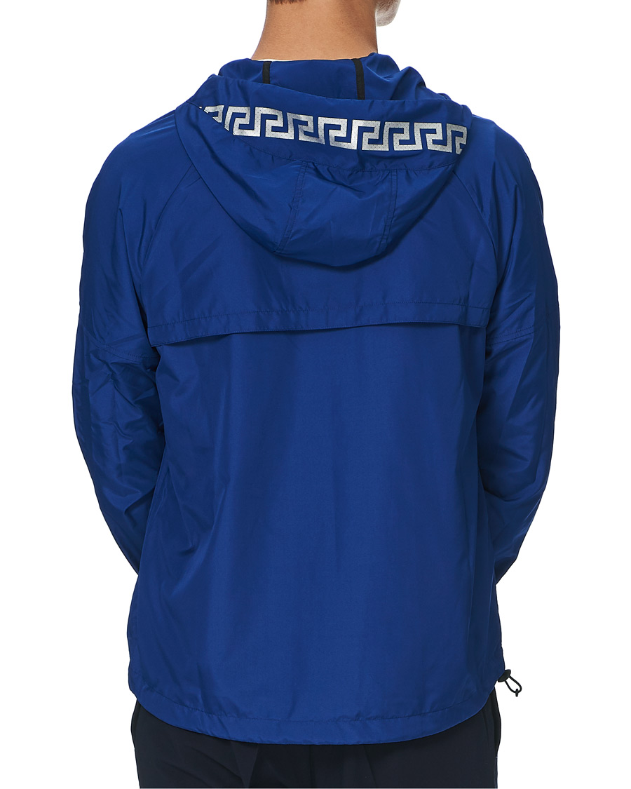 Homme | Manteaux Et Vestes | Versace | Monogram Hooded Jacket Lapis