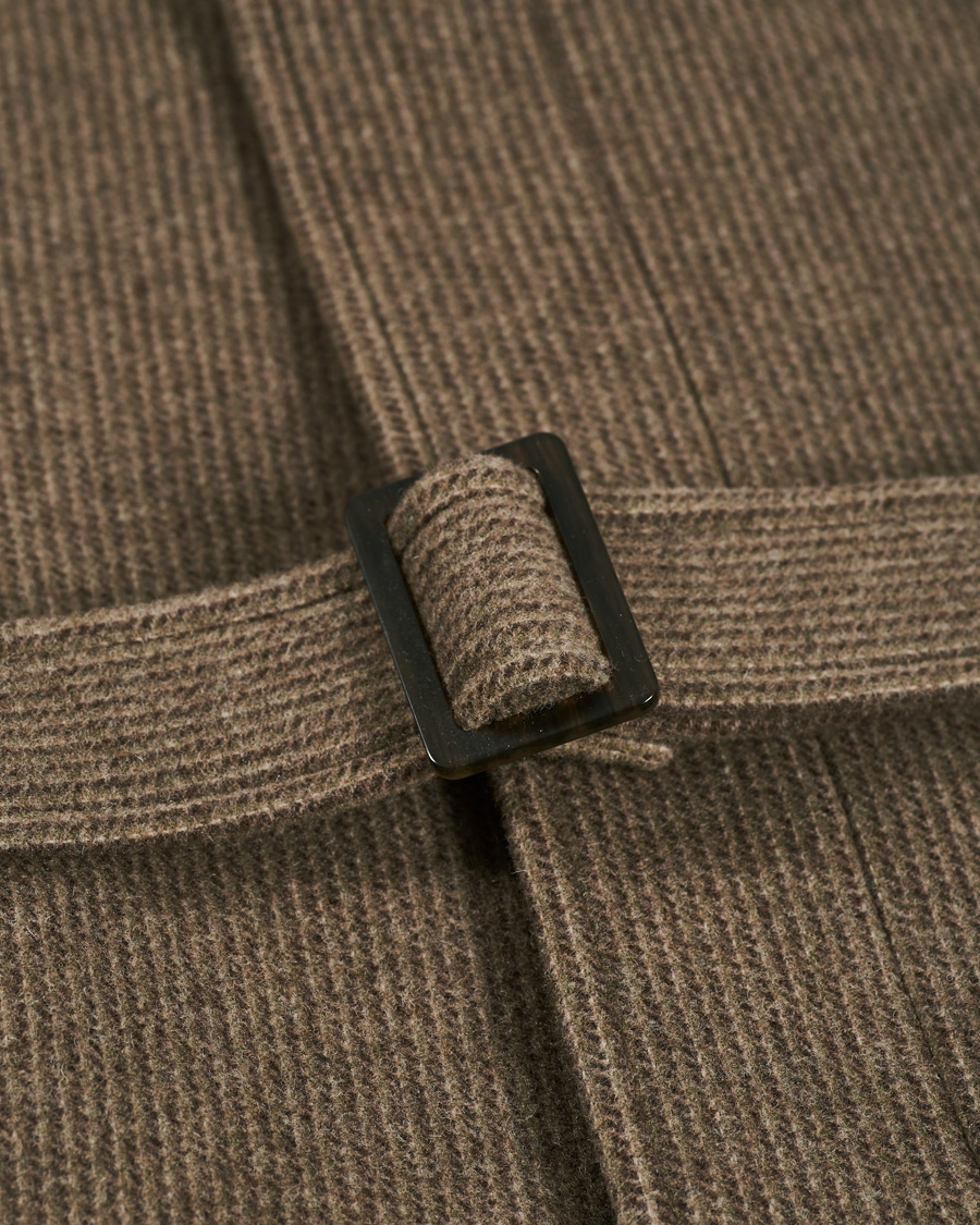 Homme | Manteaux Et Vestes | Z Zegna | Belted Wool Coat Brown