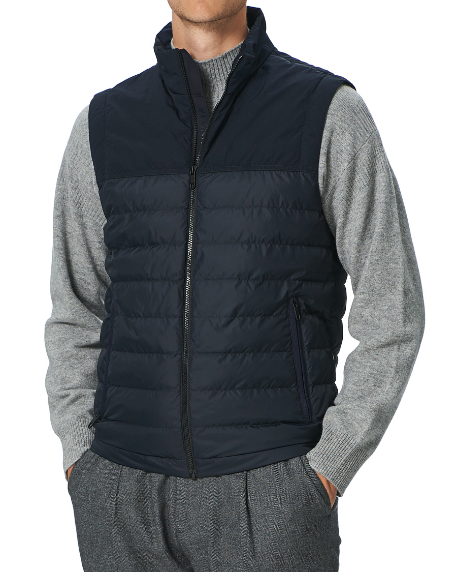 Homme | Manteaux Et Vestes | Z Zegna | Eco Nylon Vest Navy