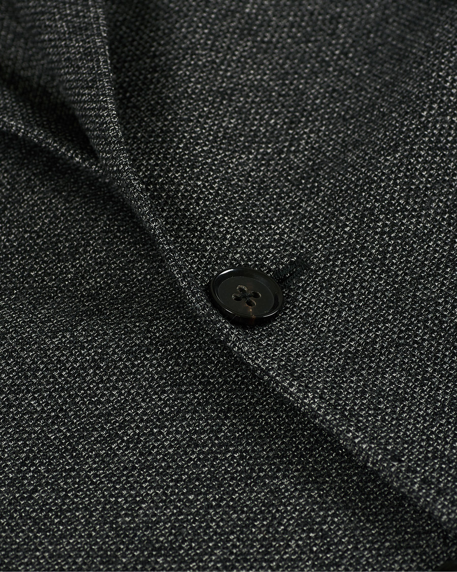 Homme | Blazers | Ermenegildo Zegna | Wool Blend Jersey Blazer Grey Melange