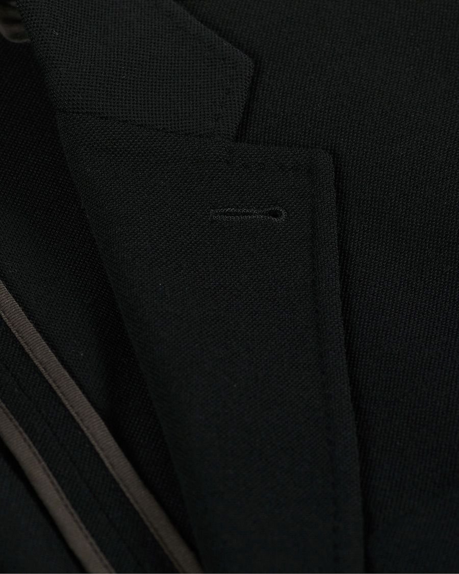 Homme | Blazers | Ermenegildo Zegna | 15 Mil Wool Jersey Blazer Black