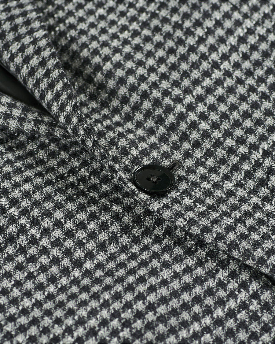 Heren | Blazers | Ermenegildo Zegna | Wool/Cashmere Houndstooth Blazer Dark Grey