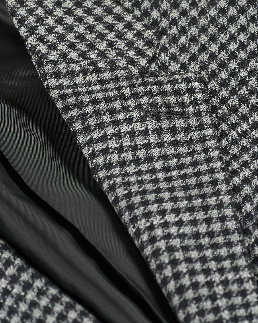 Heren | Blazers | Ermenegildo Zegna | Wool/Cashmere Houndstooth Blazer Dark Grey